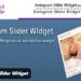 آموزش کار با افزونه Instagram Slider Widget